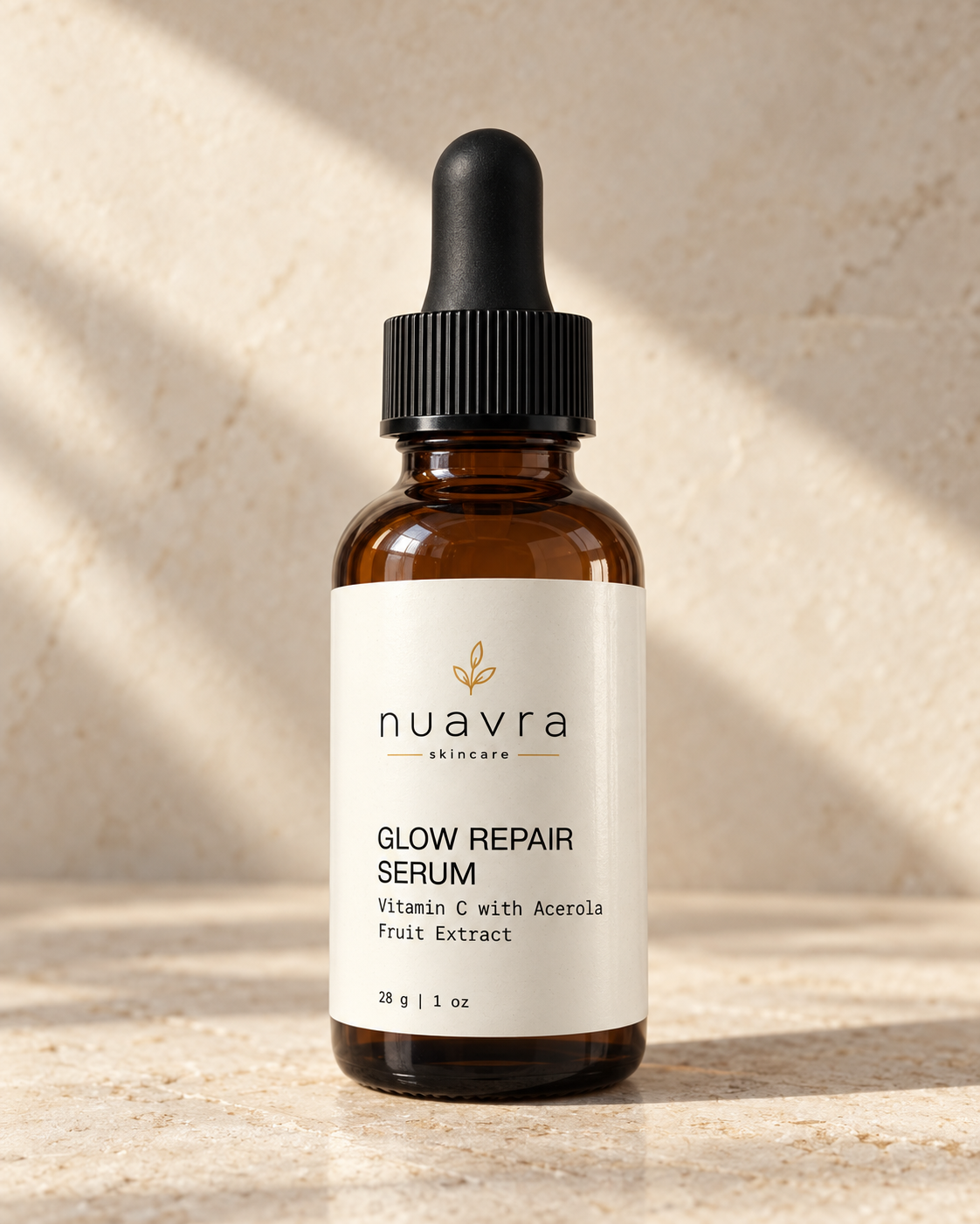 nuavra Glow Repair Serum product packaging